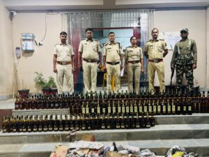 अमदाबाद पुलिस की बड़ी कार्रवाई – बंगाल से बिहार लाई जा रही 162 लीटर विदेशी शराब बरामद! तस्कर फरार, वाहन जप्त